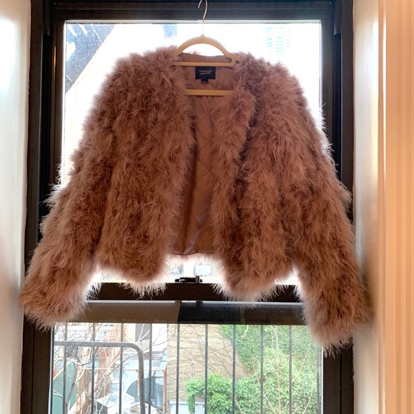 lamarque feather jacket